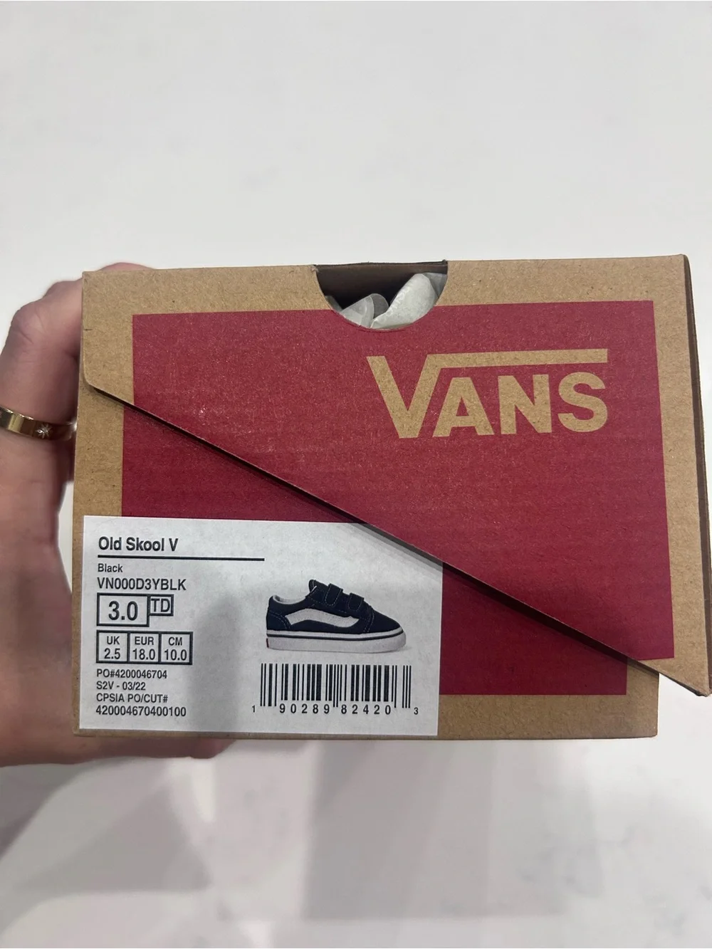 Toddler Vans size 3